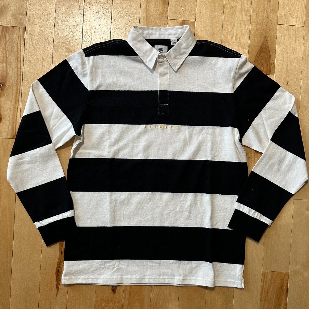 Men's Long Sleeve Rugby Polo